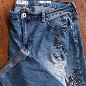 3/$18 Jessica Simpson 14W ankle boyfriend jeans